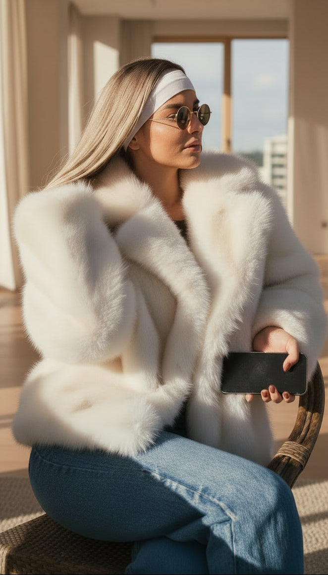 Nordova™ Vit vinterpäls